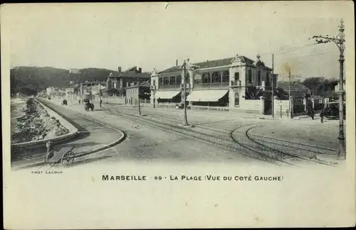 Ak Marseille Bouches du Rhône, La Plage