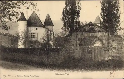 Ak Viré en Champagne Sarthe, Le Chateau