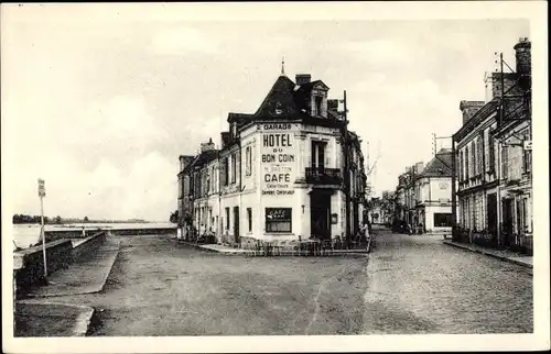 Ak Saint Mathurin Maine et Loire, Entree du Bourg, Hotel du Bon Coin