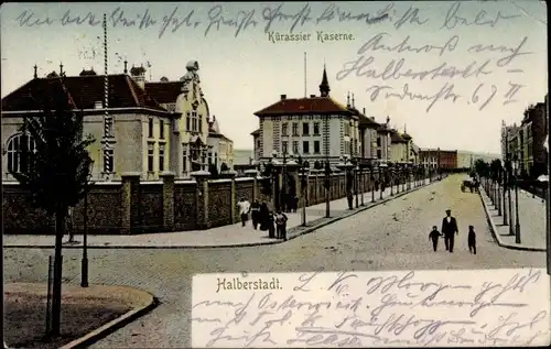 Ak Halberstadt am Harz, Kürassier Kaserne