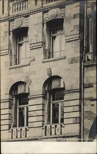 Jugendstil Ak Karlsruhe in Baden Württemberg, Gebäude, Erbauer Prof. Billing