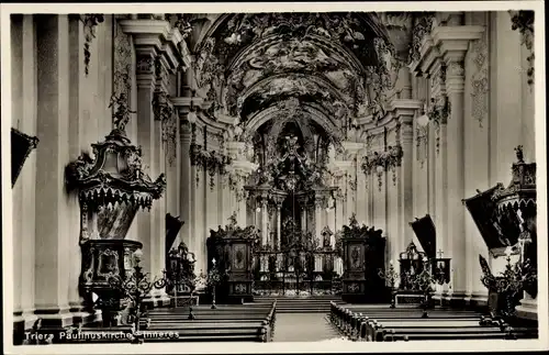 Ak Trier an der Mosel, Paulinuskirche, Inneres