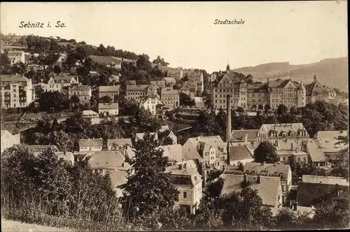 Ak Sebnitz Sächsische Schweiz, Stadtschule