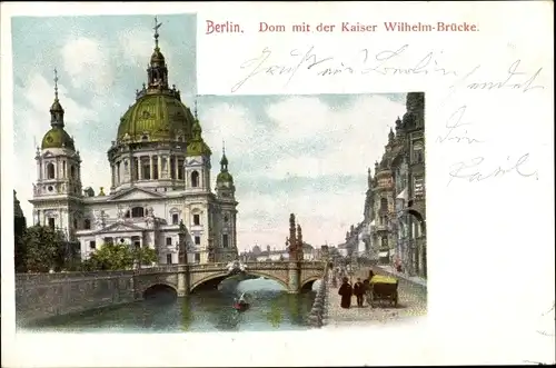 Ak Berlin Mitte, Dom, Brücke
