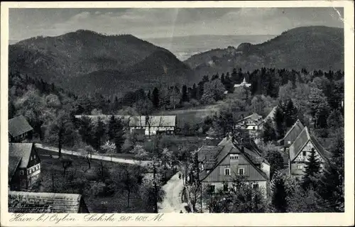 Ak Hain Hayn Oybin Oberlausitz, Fremdenhof Klette