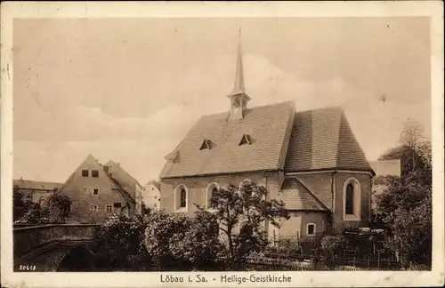 Ak Löbau in Sachsen, Heilige Geistkirche