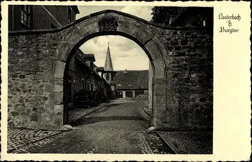 Ak Lauterbach in Hessen, Burgtor