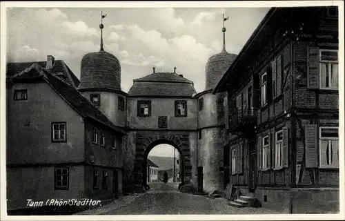 Ak Tann in der Rhön Osthessen, Stadttor