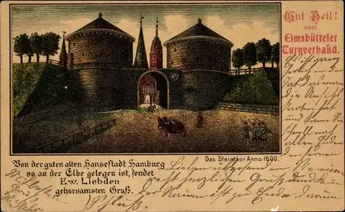 Ak Hamburg Eimsbüttel, Turnverband, Steintor 1600