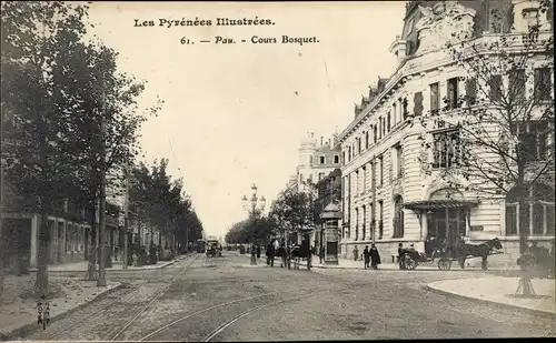 Ak Pau Pyrénées-Atlantiques, Cours Bosquet