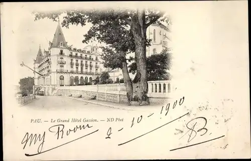 Ak Pau Pyrénées-Atlantiques, Le Grand Hotel Gassion