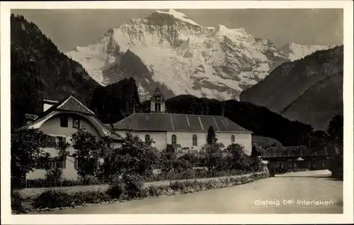 Ak Gsteigwiler Kanton Bern Schweiz, Kirche Gsteig