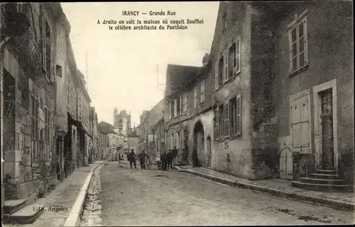 Ak Irancy Yonne, Grande Rue