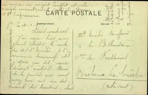 Ak Irancy Yonne, Grande Rue