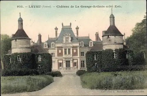 Ak Lavau Yonne, Chateau de la Grange Arthuis