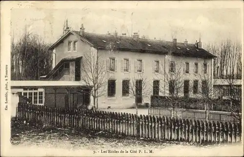 Ak Laroche Migennes Yonne, Les Ecoles de la Cité PLM