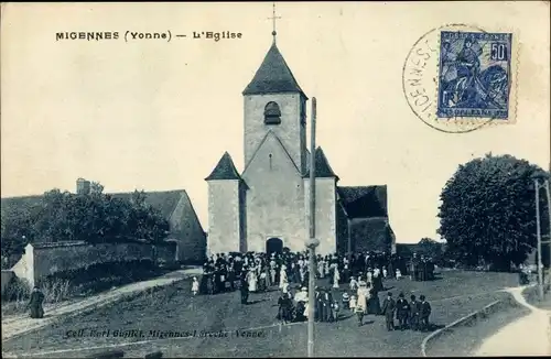 Ak Migennes Yonne, L'Eglise