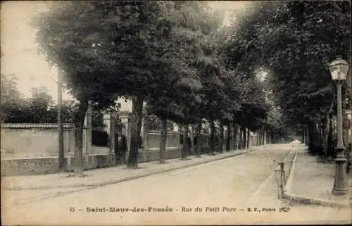 Ak Saint Maur des Fossés Val de Marne, Rue du Petit Parc