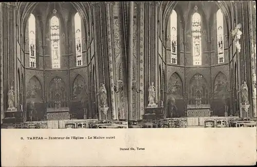 Stereo Ak Tartas Landes, Intereiur de l'Eglise, Altar