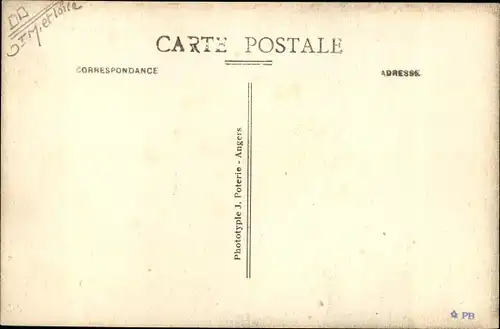 Ak Candé Maine et Loire, Poste et Telegraphes, Grande Rue