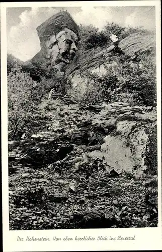 Ak Hessisch Oldendorf an der Weser, Hohenstein, Wesertal