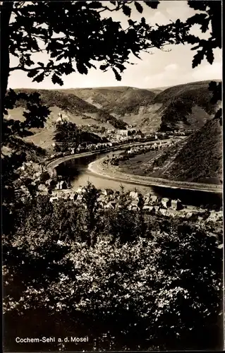 Ak Sehl Cochem an der Mosel, Panorama