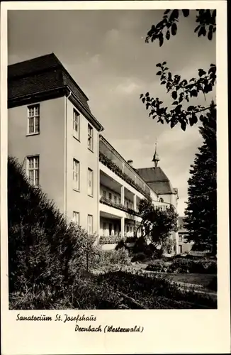 Ak Dernbach im Westerwald, Sanatorium St. Josefshaus