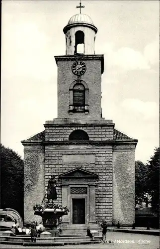 Ak Husum in Nordfriesland, Kirche