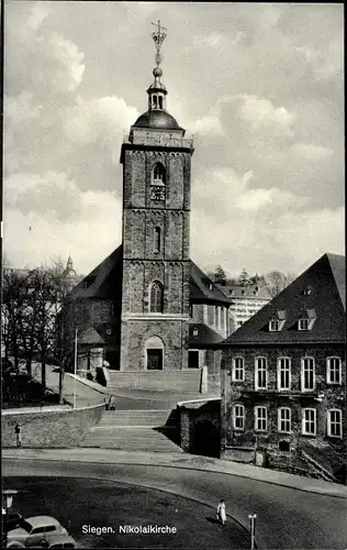 Ak Siegen in Westfalen, Nikolaikirche