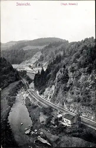 Ak Pöhl Vogtland, Steinicht