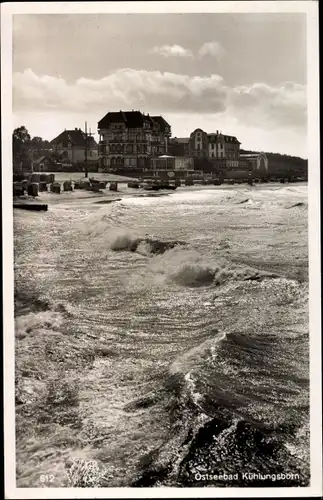 Ak Ostseebad Kühlungsborn, See, Promenade, Hotels