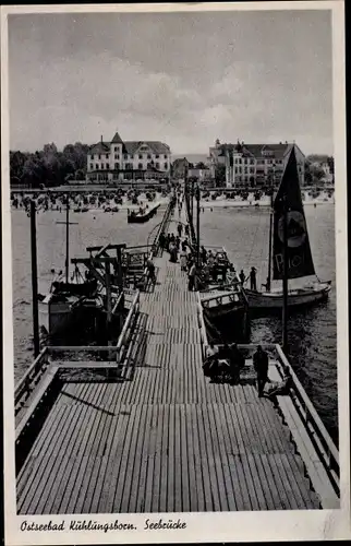 Ak Ostseebad Kühlungsborn, Seebrücke