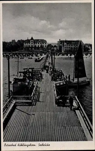 Ak Ostseebad Kühlungsborn, Seebrücke