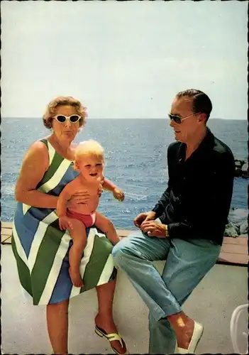 Ak Porto Ercole Toskana, Sommerurlaub 1968 der niederländischen Königsfamilie, Willem Alexander