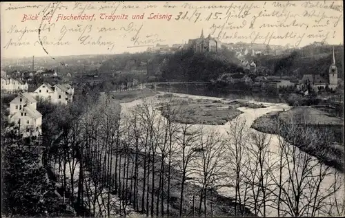 Ak Fischendorf Leisnig in Sachsen, Totale