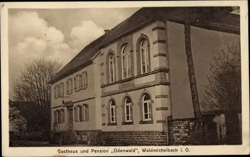 Ak Waldmichelbach Wald Michelbach im Odenwald Hessen, Gasthof Odenwald