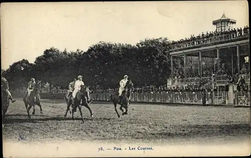 Ak Pau Pyrénées-Atlantiques, Les Courses