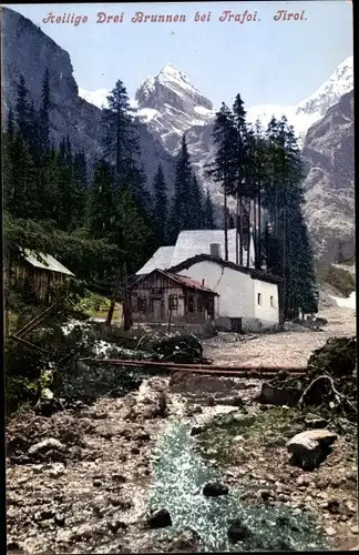 Ak Trafoi Südtirol, Heilige Drei Brunnen