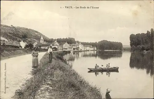 Ak Vaux Yonne, Les Bords de l'Yonne