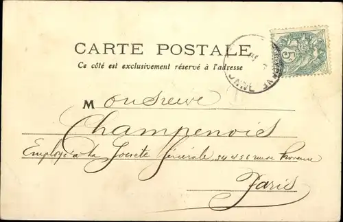 Ak Vermenton Yonne, Vue prise du Port