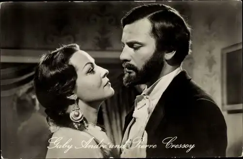 Ak Schauspieler Gaby André und Pierre Cressoy, Filmszene, Guiseppe Verdi