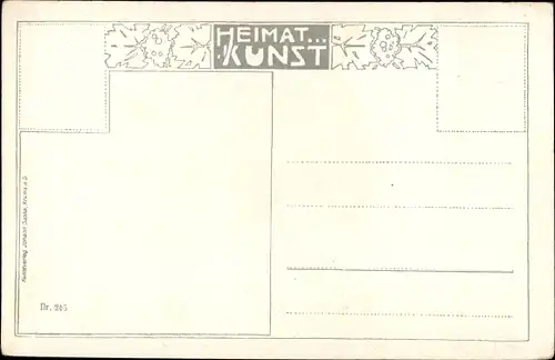 Künstler Ak Stoitzner, S., Aggsbach in Niederösterreich, Ruine Aggstein