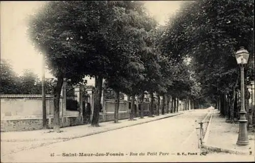 Ak Saint Maur des Fossés Val de Marne, Rue du Petit Parc