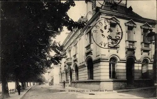 Ak Gien Loiret, L'Hotel des Postes