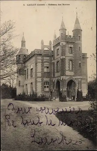 Ak Lailly Loiret, Chateau des Bordes