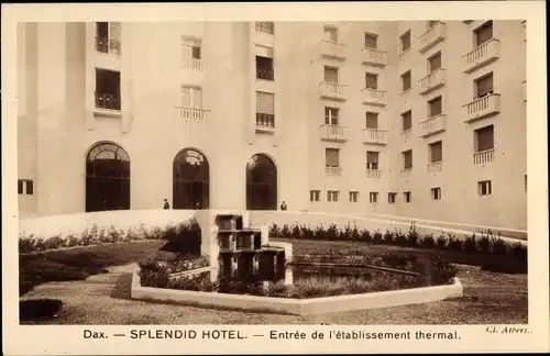 Ak Dax Landes, Splendid Hotel, Entree de l'etablissement thermal