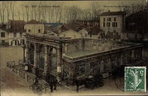 Ak Dax Landes, La Fontaine Chaude