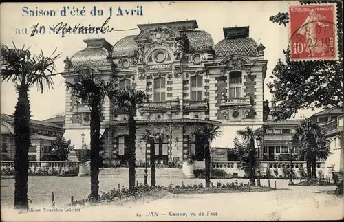 Ak Dax Landes, Casino, vu du Face