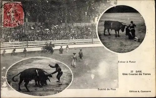 Ak Dax Landes, Une Course de Toros