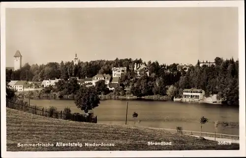 Ak Allentsteig Niederdonau Niederösterreich, Strandbad